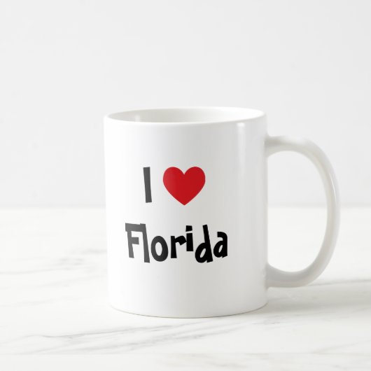 Ik hou van Florida Koffiemok (Rechts)