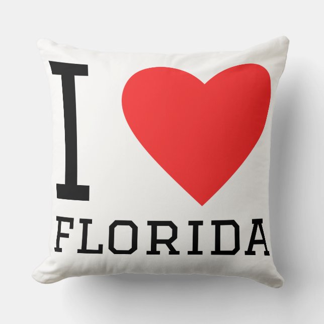 Ik hou van Florida  Kussen (Voorkant)