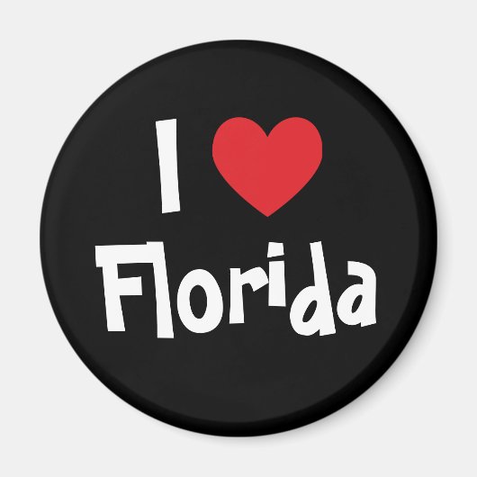 Ik hou van Florida Magneet (Voorkant)