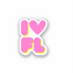 Ik hou van Florida Sticker