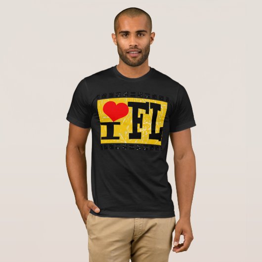 Ik hou van Florida T-shirt (Voorkant volledig)