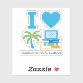 Ik hou van Florida Virtual School Sticker