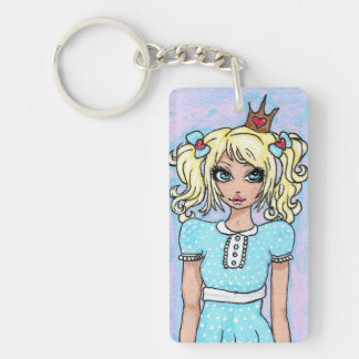 "Ik hou van fluffy Bunnies!" Sleutelhanger