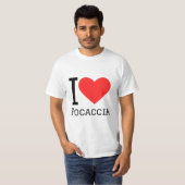 Ik hou van focaccia t-shirt (Voorkant volledig)