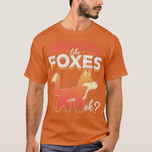 Ik hou van foes Ok Forest Animal Cute Fo P T-shirt