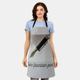 Ik hou van fonteinen schort