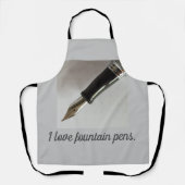 Ik hou van fonteinen schort (Voorkant)