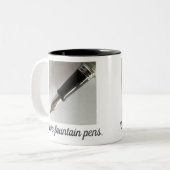 Ik hou van fonteinen tweekleurige koffiemok (Voorkant links)