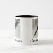 Ik hou van fonteinen tweekleurige koffiemok (Center)