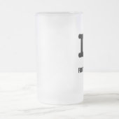 Ik hou van football-bier matglas bierpul (Center)