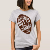 Ik hou van Football Butts T-shirt (Voorkant)