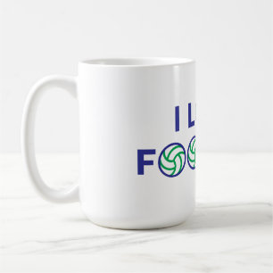 Ik hou van football koffiemok