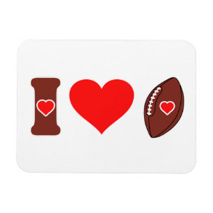 Ik hou van Football Magneet