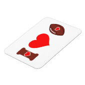 Ik hou van Football Magneet (Linkerzijde)