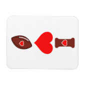 Ik hou van Football Magneet (Horizontaal)