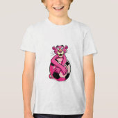 Ik hou van football Tri-Blend shirt (Voorkant)