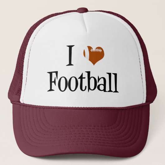Ik hou van Football Trucker Pet (Voorkant)