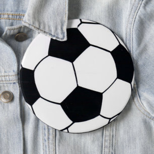 Ik hou van Football (voetbal) Ronde Button 6,0 Cm