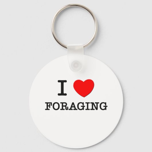 Ik hou van Foraging Sleutelhanger (Voorkant)