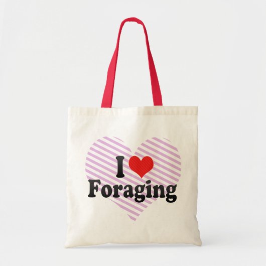 Ik hou van Foraging Tote Bag (Voorkant)