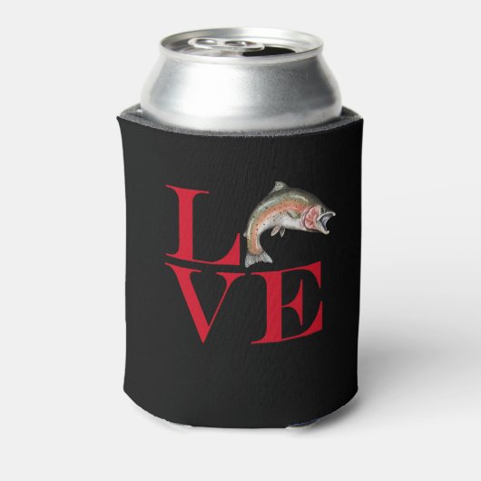 Ik hou van forel blikjeskoeler (Blikje Achterkant)