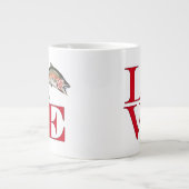 Ik hou van forel grote koffiekop (Voorkant)