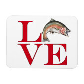 Ik hou van forel magneet (Horizontaal)