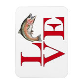 Ik hou van forel magneet (Verticaal)