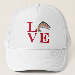 Ik hou van forel trucker pet
