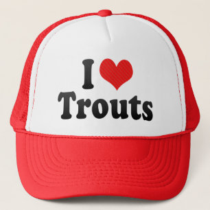Ik hou van forels trucker pet