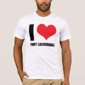Ik hou van Fort Lauderdale T-shirt (Voorkant)