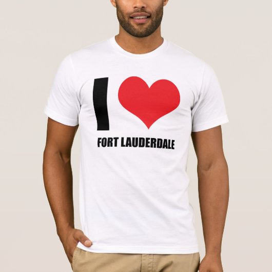 Ik hou van Fort Lauderdale T-shirt (Voorkant)
