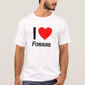 ik hou van fossas t-shirt (Voorkant)