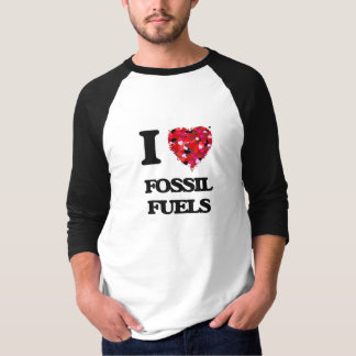 Ik hou van fossiele brandstoffen t-shirt