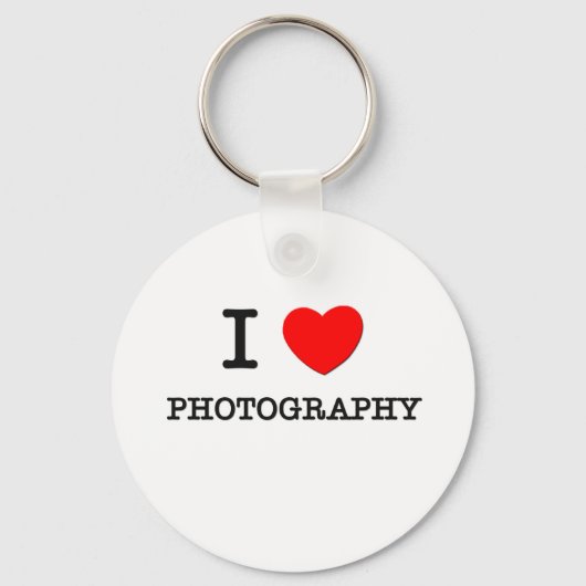 Ik hou van fotografie sleutelhanger (Voorkant)