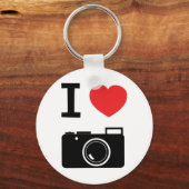 Ik hou van fotografie sleutelhanger (Voorkant)