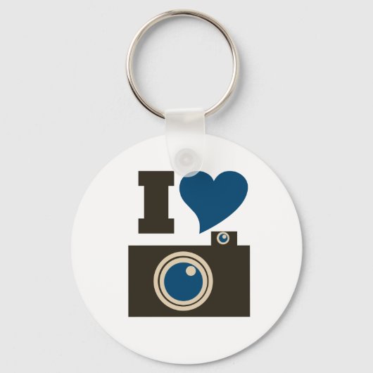 Ik hou van fotografie sleutelhanger (Voorkant)