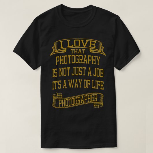 Ik hou van  fotografie t-shirt (Design voorkant)