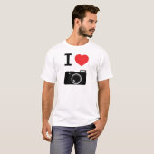Ik hou van fotografie t-shirt (Voorkant volledig)
