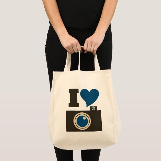 Ik hou van fotografie tote bag (Voorkant (product))