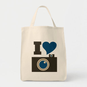 Ik hou van fotografie tote bag
