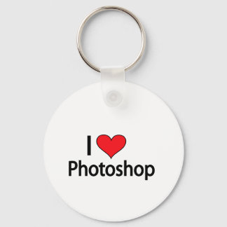 Ik hou van fotoshop sleutelhanger