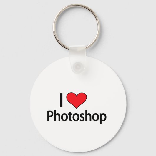 Ik hou van fotoshop sleutelhanger (Voorkant)