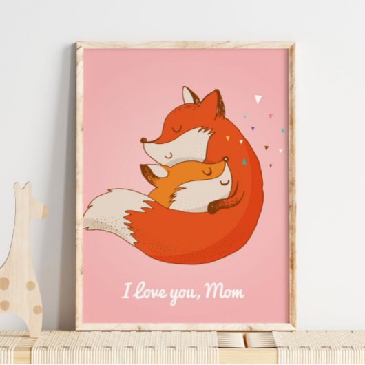 Ik hou van Fox Wall Print | Fox Wall Print