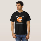 Ik hou van Foxes, grappige Fox T-shirt (Voorkant volledig)