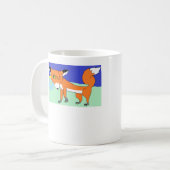 Ik hou van Foxes Mok (Voorkant links)