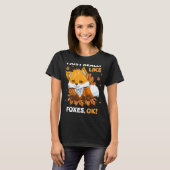 Ik hou van Foxes OK Cute Fox T-shirt (Voorkant volledig)