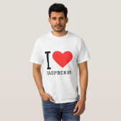 Ik hou van framboos t-shirt (Voorkant volledig)