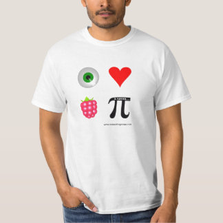 Ik hou van frambozen door SimonThePiMan T-shirt