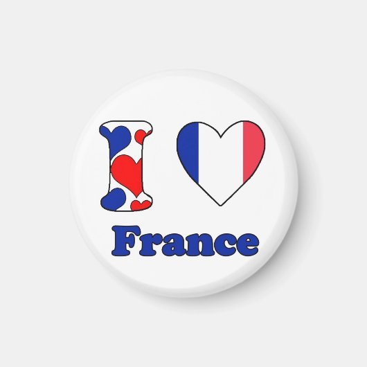Ik hou van France magnet (Voorkant)